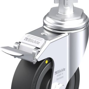 Blickle 750780 LKRA-VPA 101K-11-FI-EL-E14 Kółko skrętne z hamulcem Średnica koła: 100 mm Maksymalne obciążenie: 80 kg 1 Blickle 750780 LKRA-VPA 101K-11-FI-EL-E14 Kółko skrętne z hamulcem Średnica koła: 100 mm Maksymalne obciążenie: 80 kg 1