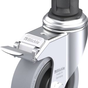 Blickle 848222 LKRA-VPA 101K-11-FI-ER15 Kółko skrętne z hamulcem Średnica koła: 100 mm Maksymalne obciążenie: 110 kg 1 s Blickle 848222 LKRA-VPA 101K-11-FI-ER15 Kółko skrętne z hamulcem Średnica koła: 100 mm Maksymalne obciążenie: 110 kg 1 s