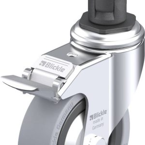 Blickle 848213 LKRA-VPA 101K-11-FI-FA-ER14 Kółko skrętne z hamulcem Średnica koła: 100 mm Maksymalne obciążenie: 110 kg Blickle 848213 LKRA-VPA 101K-11-FI-FA-ER14 Kółko skrętne z hamulcem Średnica koła: 100 mm Maksymalne obciążenie: 110 kg
