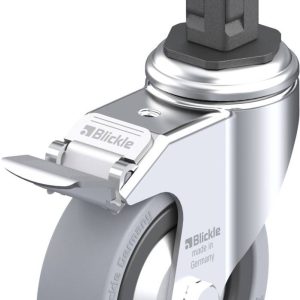 Blickle 848216 LKRA-VPA 101K-11-FI-FA-EV13 Kółko skrętne z hamulcem Średnica koła: 100 mm Maksymalne obciążenie: 110 kg Blickle 848216 LKRA-VPA 101K-11-FI-FA-EV13 Kółko skrętne z hamulcem Średnica koła: 100 mm Maksymalne obciążenie: 110 kg