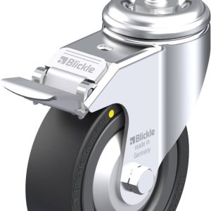 Blickle 750790 LKRA-VPA 101K-FI-EL-FA-GS12 Kółko skrętne z hamulcem Średnica koła: 100 mm Maksymalne obciążenie: 80 kg 1 Blickle 750790 LKRA-VPA 101K-FI-EL-FA-GS12 Kółko skrętne z hamulcem Średnica koła: 100 mm Maksymalne obciążenie: 80 kg 1
