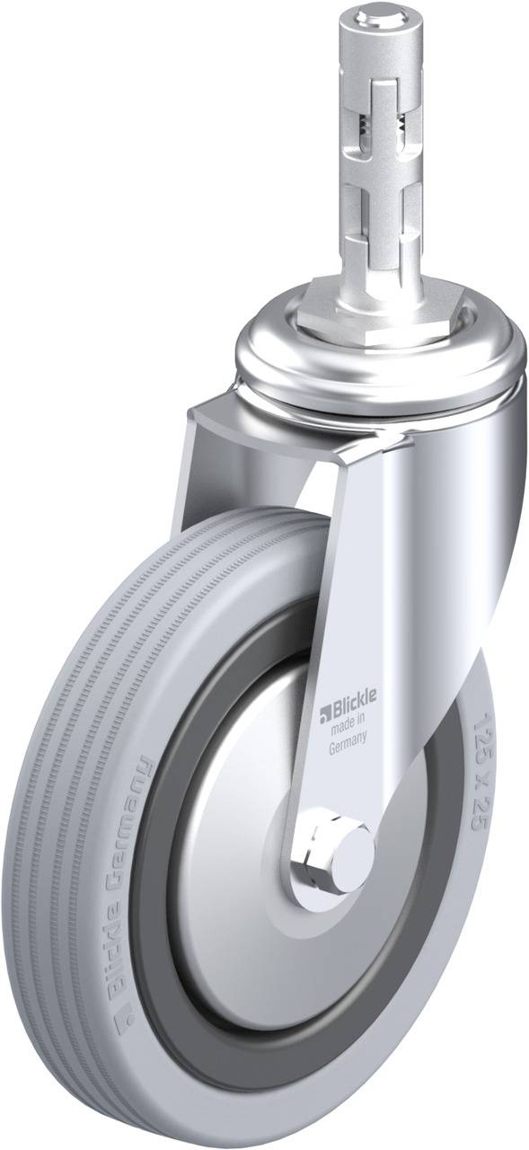 Blickle 750791 LKRA-VPA 125G-11-FA-E11 Kółko skrętne Średnica koła: 125 mm Maksymalne obciążenie: 100 kg 1 szt. - obrazek 1