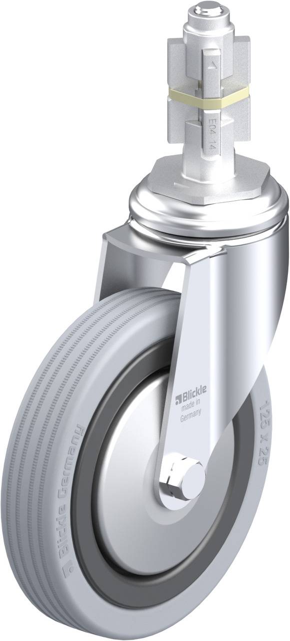 Blickle 750792 LKRA-VPA 125G-11-FA-E14 Kółko skrętne Średnica koła: 125 mm Maksymalne obciążenie: 100 kg 1 szt. - obrazek 1