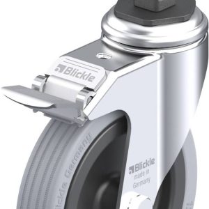 Blickle 848258 LKRA-VPA 125G-11-FI-EV12 Kółko skrętne z hamulcem Średnica koła: 125 mm Maksymalne obciążenie: 100 kg 1 s Blickle 848258 LKRA-VPA 125G-11-FI-EV12 Kółko skrętne z hamulcem Średnica koła: 125 mm Maksymalne obciążenie: 100 kg 1 s