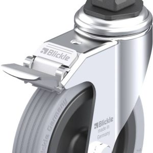 Blickle 848260 LKRA-VPA 125G-11-FI-EV14 Kółko skrętne z hamulcem Średnica koła: 125 mm Maksymalne obciążenie: 100 kg 1 s Blickle 848260 LKRA-VPA 125G-11-FI-EV14 Kółko skrętne z hamulcem Średnica koła: 125 mm Maksymalne obciążenie: 100 kg 1 s