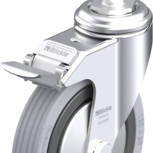Blickle 750796 LKRA-VPA 125G-11-FI-FA-E11 Kółko skrętne z hamulcem Średnica koła: 125 mm Maksymalne obciążenie: 100 kg 1 Blickle 750796 LKRA-VPA 125G-11-FI-FA-E11 Kółko skrętne z hamulcem Średnica koła: 125 mm Maksymalne obciążenie: 100 kg 1