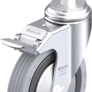 Blickle 750798 LKRA-VPA 125G-11-FI-FA-E14 Kółko skrętne z hamulcem Średnica koła: 125 mm Maksymalne obciążenie: 100 kg 1 Blickle 750798 LKRA-VPA 125G-11-FI-FA-E14 Kółko skrętne z hamulcem Średnica koła: 125 mm Maksymalne obciążenie: 100 kg 1