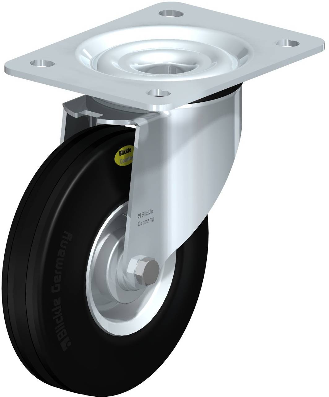 Blickle 281543 L-RD 140R Kółko skrętne Średnica koła: 140 mm Maksymalne obciążenie: 175 kg 1 szt. - obrazek 1