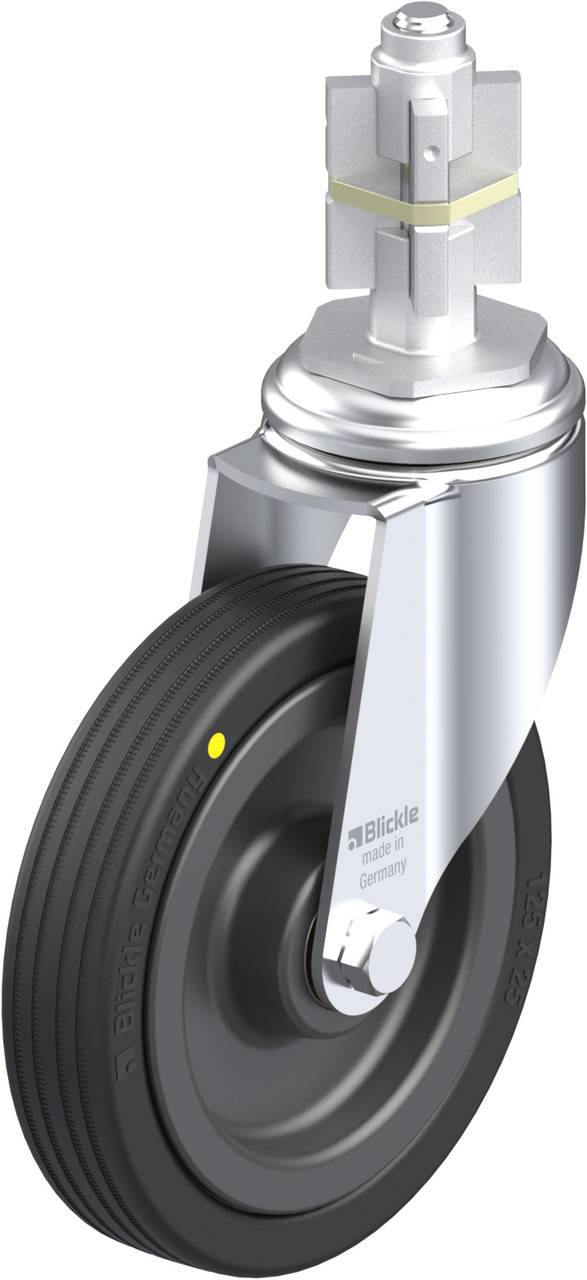 Blickle 750802 LKRA-VPA 125K-11-EL-E15 Kółko skrętne Średnica koła: 125 mm Maksymalne obciążenie: 75 kg 1 szt. - obrazek 1