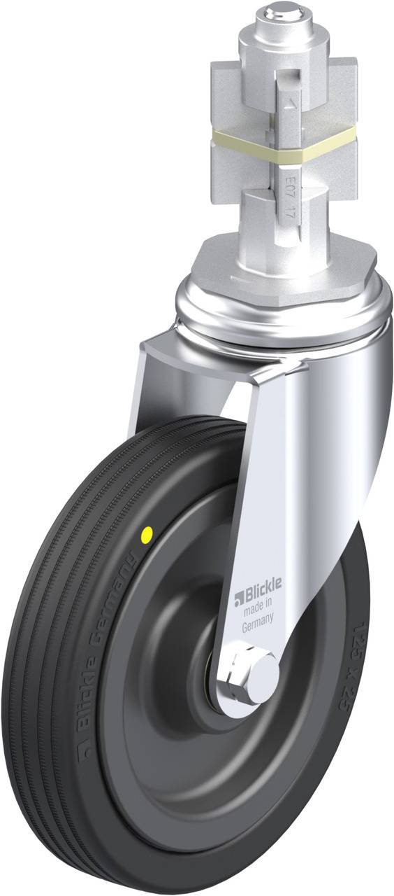 Blickle 750803 LKRA-VPA 125K-11-EL-E17 Kółko skrętne Średnica koła: 125 mm Maksymalne obciążenie: 75 kg 1 szt. - obrazek 1