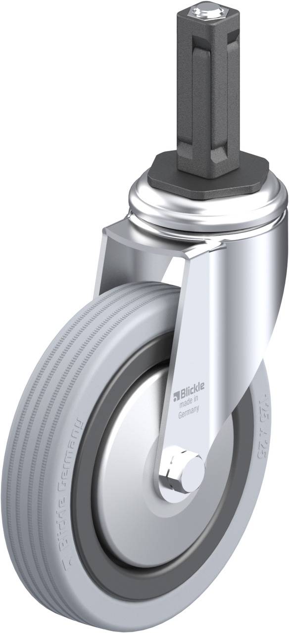 Blickle 848303 LKRA-VPA 125K-11-FA-EV12 Kółko skrętne Średnica koła: 125 mm Maksymalne obciążenie: 100 kg 1 szt. - obrazek 1
