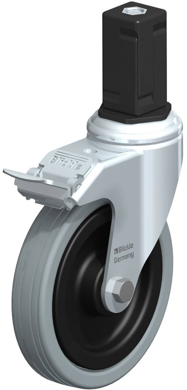 Blickle 848297 LKRA-VPA 125K-11-FI-EV15 Kółko skrętne z hamulcem Średnica koła: 125 mm Maksymalne obciążenie: 100 kg 1 s - obrazek 1