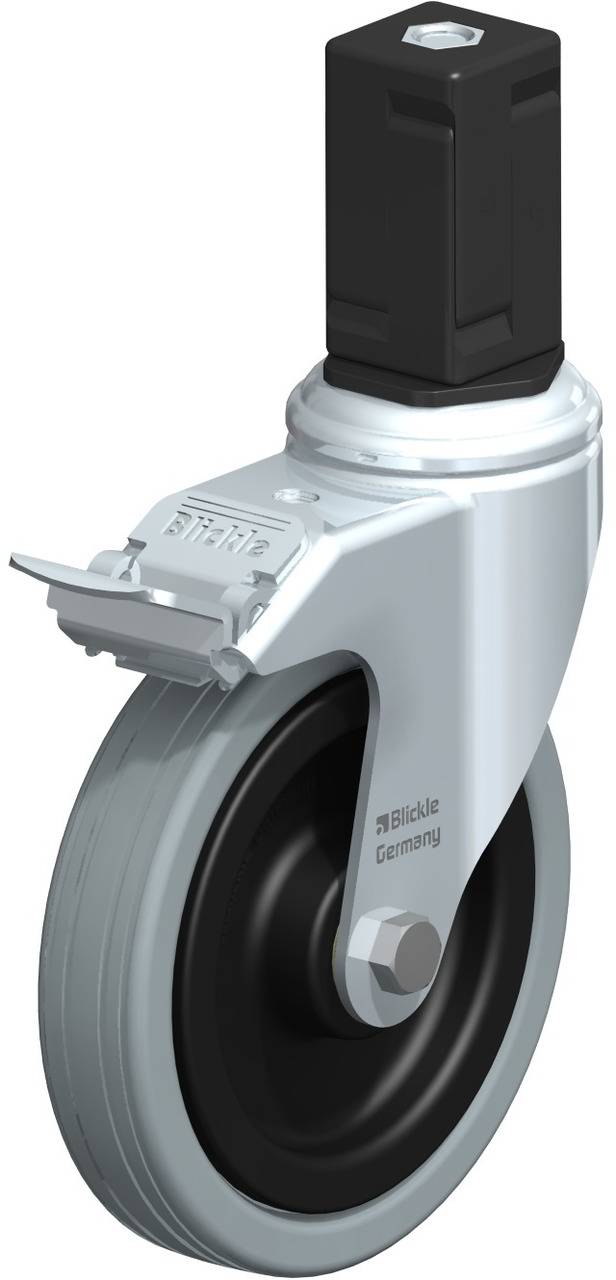 Blickle 848298 LKRA-VPA 125K-11-FI-EV17 Kółko skrętne z hamulcem Średnica koła: 125 mm Maksymalne obciążenie: 100 kg 1 s - obrazek 1