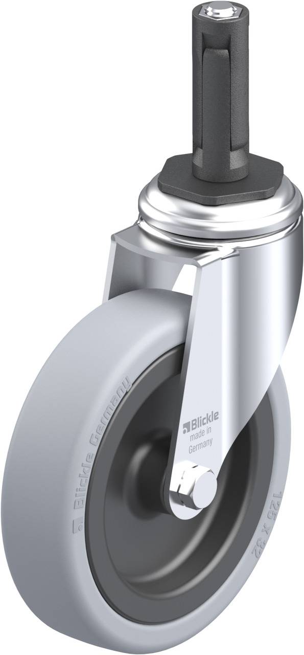 Blickle 848374 LKRA-VPA 126G-11-ER12 Kółko skrętne Średnica koła: 125 mm Maksymalne obciążenie: 120 kg 1 szt. - obrazek 1