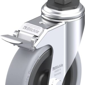 Blickle 848360 LKRA-VPA 126G-11-FI-EV12 Kółko skrętne z hamulcem Średnica koła: 125 mm Maksymalne obciążenie: 120 kg 1 s Blickle 848360 LKRA-VPA 126G-11-FI-EV12 Kółko skrętne z hamulcem Średnica koła: 125 mm Maksymalne obciążenie: 120 kg 1 s