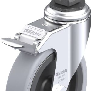 Blickle 848362 LKRA-VPA 126G-11-FI-EV14 Kółko skrętne z hamulcem Średnica koła: 125 mm Maksymalne obciążenie: 120 kg 1 s Blickle 848362 LKRA-VPA 126G-11-FI-EV14 Kółko skrętne z hamulcem Średnica koła: 125 mm Maksymalne obciążenie: 120 kg 1 s