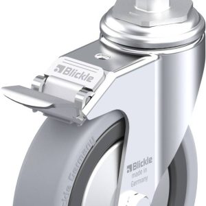 Blickle 750828 LKRA-VPA 126G-11-FI-FA-E14 Kółko skrętne z hamulcem Średnica koła: 125 mm Maksymalne obciążenie: 120 kg 1 Blickle 750828 LKRA-VPA 126G-11-FI-FA-E14 Kółko skrętne z hamulcem Średnica koła: 125 mm Maksymalne obciążenie: 120 kg 1