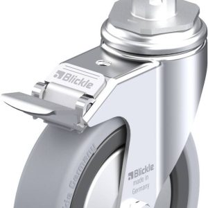 Blickle 750830 LKRA-VPA 126G-11-FI-FA-E17 Kółko skrętne z hamulcem Średnica koła: 125 mm Maksymalne obciążenie: 120 kg 1 Blickle 750830 LKRA-VPA 126G-11-FI-FA-E17 Kółko skrętne z hamulcem Średnica koła: 125 mm Maksymalne obciążenie: 120 kg 1