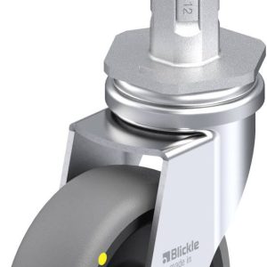 Blickle 614958 LRA-TPA 75G-ELS-E02 Kółko skrętne Średnica koła: 75 mm Maksymalne obciążenie: 50 kg 1 szt.