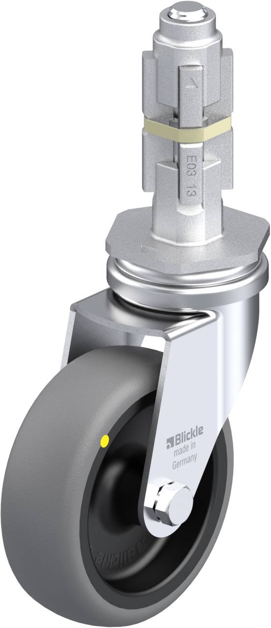 Blickle 622761 LRA-TPA 75G-ELS-E03 Kółko skrętne Średnica koła: 75 mm Maksymalne obciążenie: 50 kg 1 szt. - obrazek 1