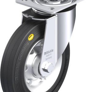 Blickle 42556 L-RD 200K Kółko skrętne Średnica koła: 200 mm Maksymalne obciążenie: 350 kg 1 szt.