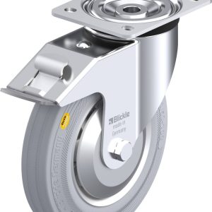 Blickle 477430 L-RD 200K-FI-VLI-FA Kółko skrętne z hamulcem Średnica koła: 200 mm Maksymalne obciążenie: 350 kg 1 szt. Blickle 477430 L-RD 200K-FI-VLI-FA Kółko skrętne z hamulcem Średnica koła: 200 mm Maksymalne obciążenie: 350 kg 1 szt.