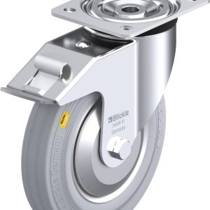 Blickle 413989 L-RD 202R-FI-VLI-FA Kółko skrętne z hamulcem Średnica koła: 200 mm Maksymalne obciążenie: 350 kg 1 szt.