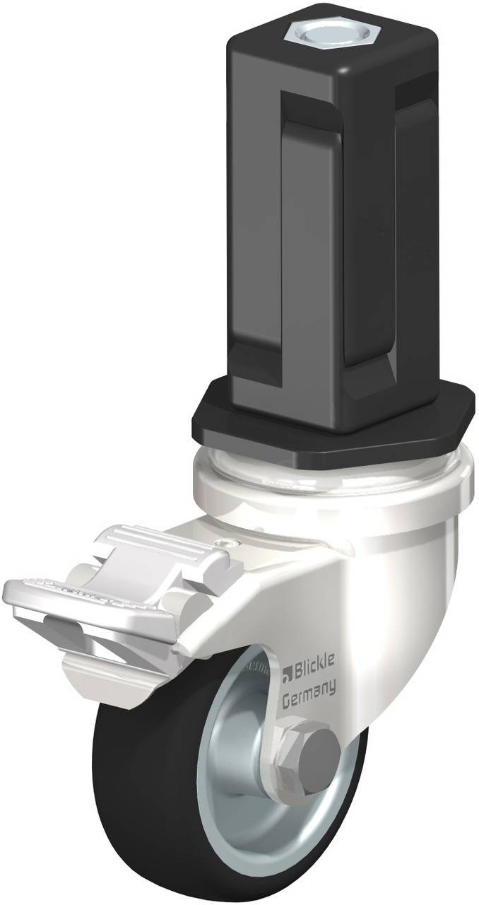Blickle 853316 LRXA-PATH 50G-FI-EXV04 Kółko skrętne z hamulcem Średnica koła: 50 mm Maksymalne obciążenie: 75 kg 1 szt. - obrazek 1