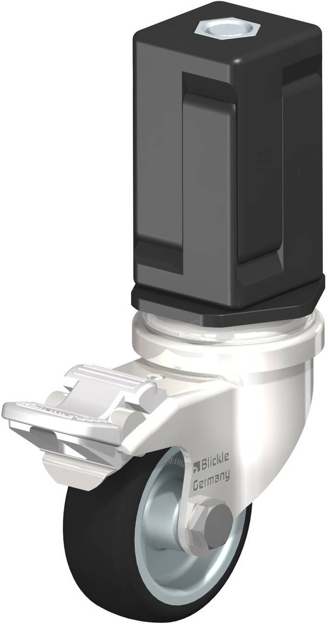 Blickle 853318 LRXA-PATH 50G-FI-EXV07 Kółko skrętne z hamulcem Średnica koła: 50 mm Maksymalne obciążenie: 75 kg 1 szt. - obrazek 1