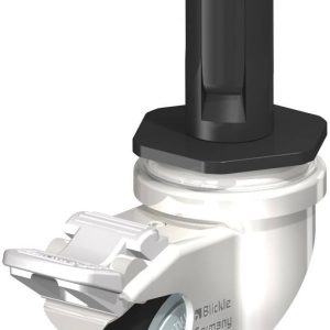 Blickle 853329 LRXA-PATH 50KFD-FI-EXR02 Kółko skrętne z hamulcem Średnica koła: 50 mm Maksymalne obciążenie: 75 kg 1 szt