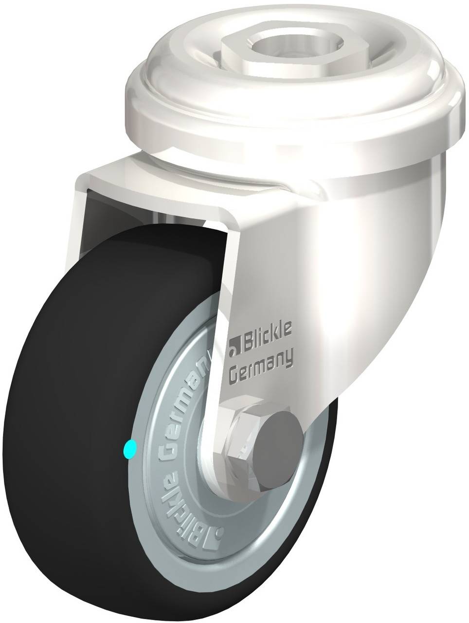 Blickle 760905 LRXA-PATH 50KFD Kółko skrętne Średnica koła: 50 mm Maksymalne obciążenie: 75 kg 1 szt. - obrazek 1