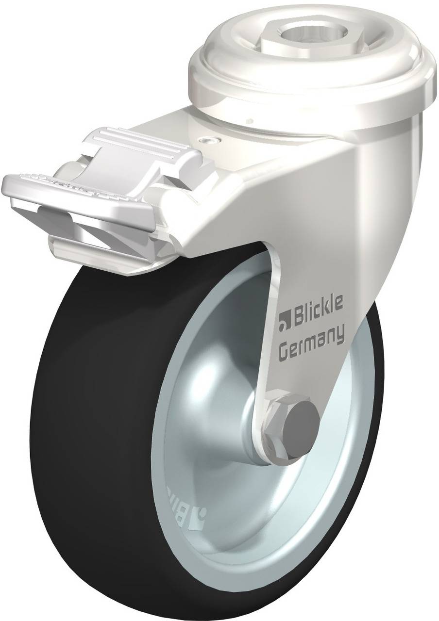Blickle 755002 LRXA-PATH 75G-FI Kółko skrętne z hamulcem Średnica koła: 75 mm Maksymalne obciążenie: 75 kg 1 szt. - obrazek 1