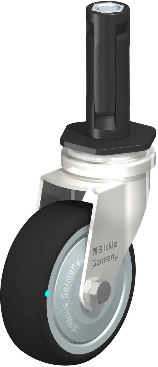 Blickle 853377 LRXA-PATH 75KFD-EXR02 Kółko skrętne Średnica koła: 75 mm Maksymalne obciążenie: 75 kg 1 szt. - obrazek 1