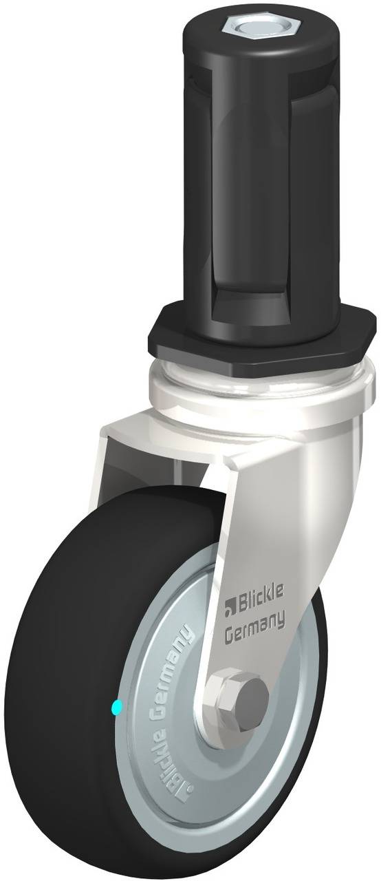 Blickle 853379 LRXA-PATH 75KFD-EXR04 Kółko skrętne Średnica koła: 75 mm Maksymalne obciążenie: 75 kg 1 szt. - obrazek 1