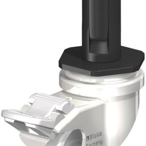 Blickle 856449 LRXA-PO 50G-FI-EXR02 Kółko skrętne z hamulcem Średnica koła: 50 mm Maksymalne obciążenie: 75 kg 1 szt.