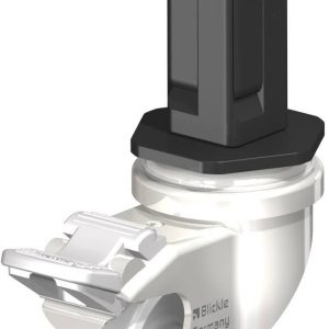 Blickle 856454 LRXA-PO 50G-FI-EXV03 Kółko skrętne z hamulcem Średnica koła: 50 mm Maksymalne obciążenie: 75 kg 1 szt.
