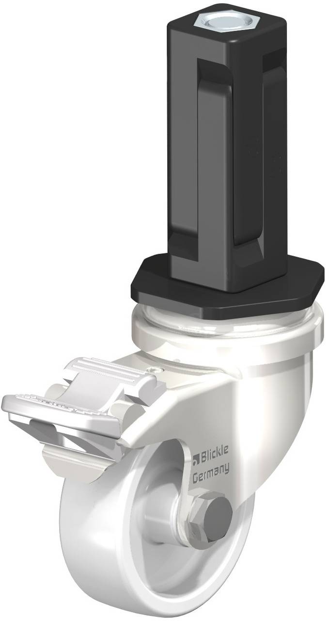 Blickle 856454 LRXA-PO 50G-FI-EXV03 Kółko skrętne z hamulcem Średnica koła: 50 mm Maksymalne obciążenie: 75 kg 1 szt. - obrazek 1