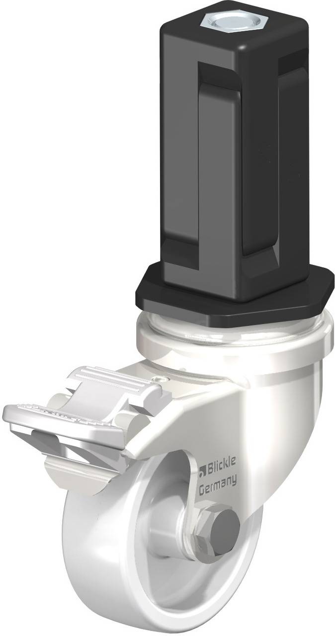 Blickle 856455 LRXA-PO 50G-FI-EXV04 Kółko skrętne z hamulcem Średnica koła: 50 mm Maksymalne obciążenie: 75 kg 1 szt. - obrazek 1