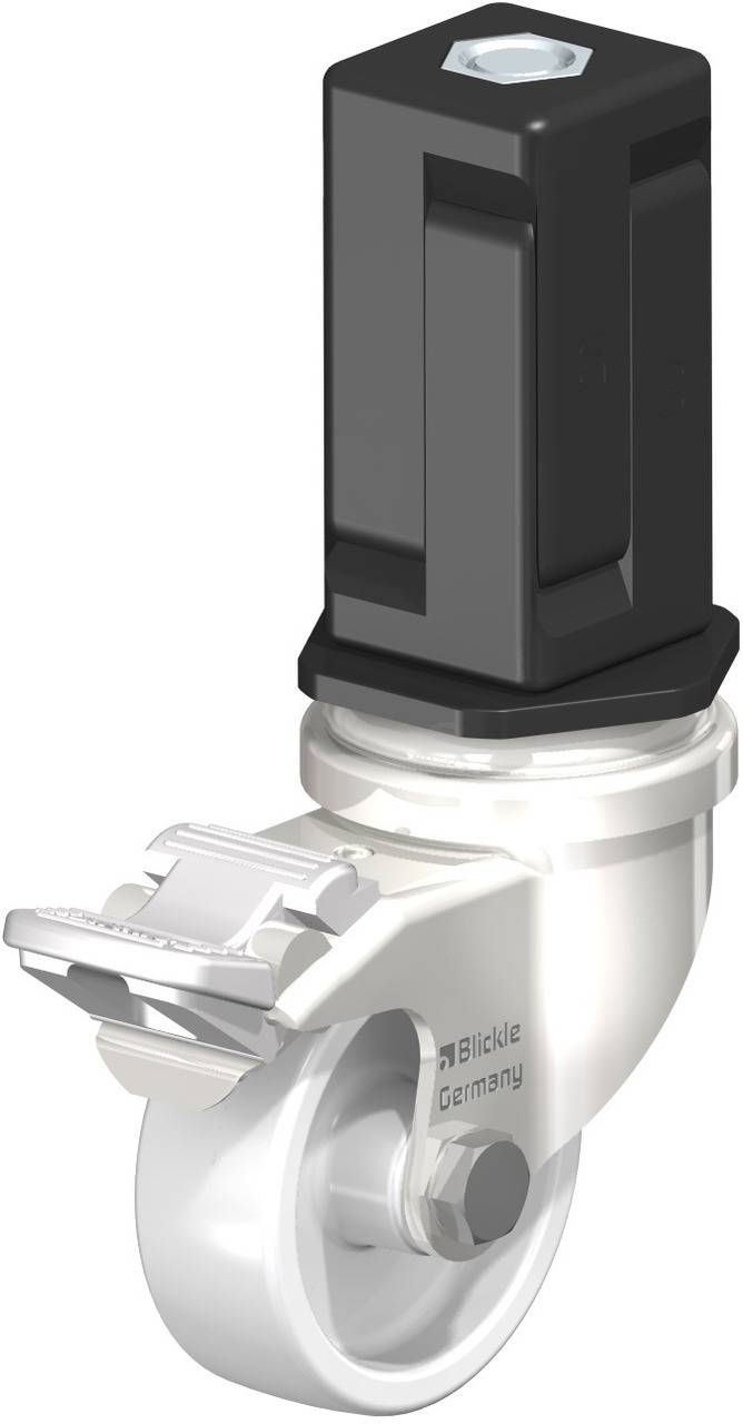 Blickle 856456 LRXA-PO 50G-FI-EXV05 Kółko skrętne z hamulcem Średnica koła: 50 mm Maksymalne obciążenie: 75 kg 1 szt. - obrazek 1