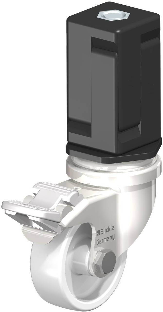 Blickle 856457 LRXA-PO 50G-FI-EXV07 Kółko skrętne z hamulcem Średnica koła: 50 mm Maksymalne obciążenie: 75 kg 1 szt. - obrazek 1