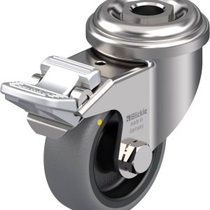 Blickle 853104 LRXA-TPA 50G-FI-ELS Kółko skrętne z hamulcem Średnica koła: 50 mm Maksymalne obciążenie: 30 kg 1 szt.