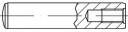 Kołek cylindryczny TOOLCRAFT TO-5435205 100 szt. - obrazek 1