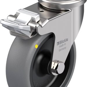 Blickle 853108 LRXA-TPA 75G-FI-ELS Kółko skrętne z hamulcem Średnica koła: 75 mm Maksymalne obciążenie: 50 kg 1 szt.