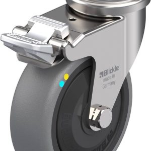 Blickle 853110 LRXA-TPA 75KFD-FI-ELS Kółko skrętne z hamulcem Średnica koła: 75 mm Maksymalne obciążenie: 50 kg 1 szt.