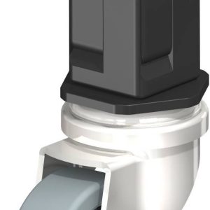 Blickle 856424 LRXA-VPA 50G-EXV05 Kółko skrętne Średnica koła: 50 mm Maksymalne obciążenie: 40 kg 1 szt.