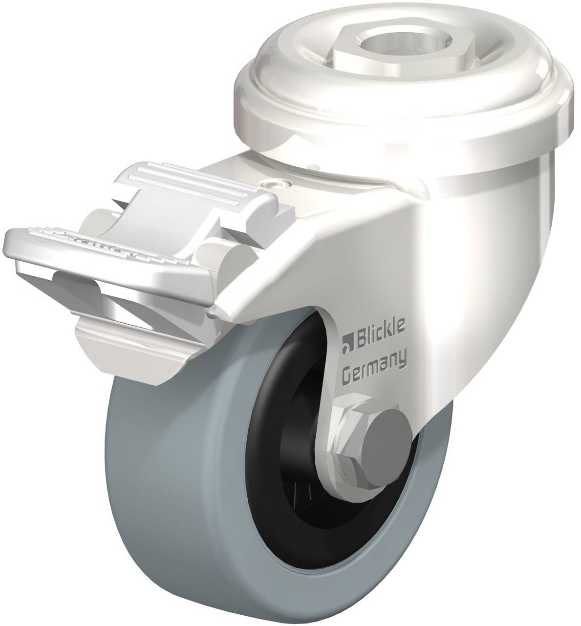 Blickle 755007 LRXA-VPA 50G-FI Kółko skrętne z hamulcem Średnica koła: 50 mm Maksymalne obciążenie: 40 kg 1 szt. - obrazek 1