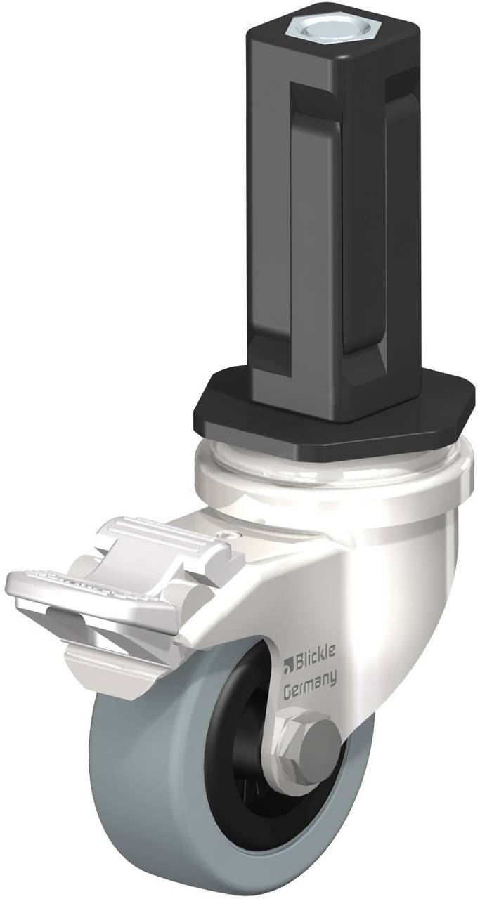 Blickle 856413 LRXA-VPA 50G-FI-EXV03 Kółko skrętne z hamulcem Średnica koła: 50 mm Maksymalne obciążenie: 40 kg 1 szt. - obrazek 1