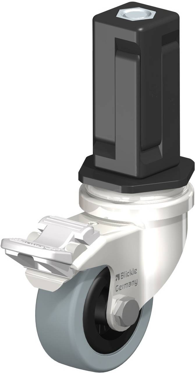 Blickle 856414 LRXA-VPA 50G-FI-EXV04 Kółko skrętne z hamulcem Średnica koła: 50 mm Maksymalne obciążenie: 40 kg 1 szt. - obrazek 1