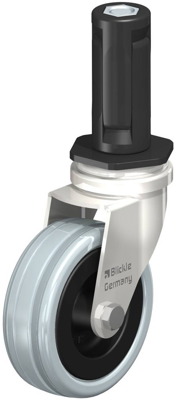 Blickle 856436 LRXA-VPA 75G-EXR03 Kółko skrętne Średnica koła: 75 mm Maksymalne obciążenie: 60 kg 1 szt. - obrazek 1