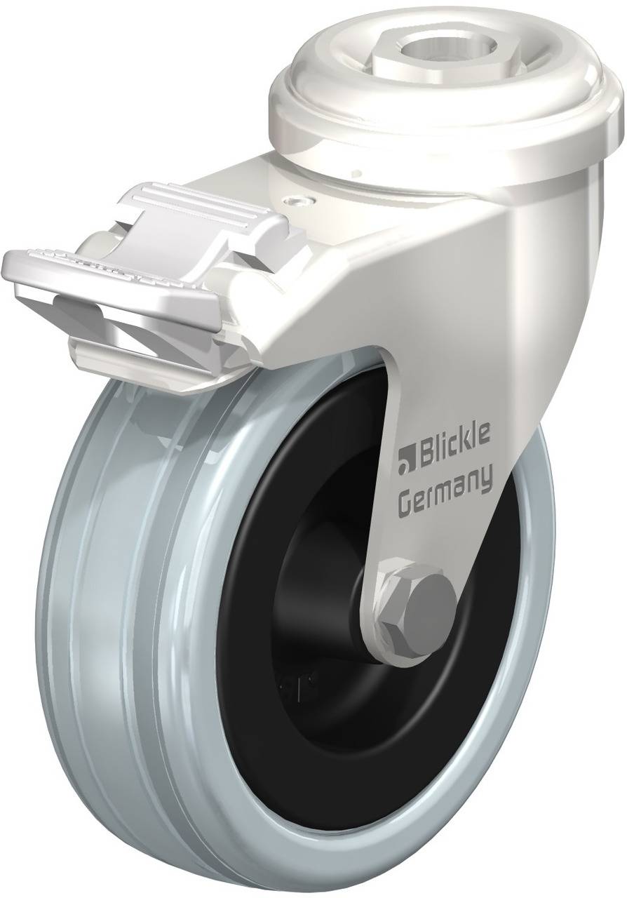 Blickle 755009 LRXA-VPA 75G-FI Kółko skrętne z hamulcem Średnica koła: 75 mm Maksymalne obciążenie: 60 kg 1 szt. - obrazek 1